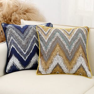 Gối họa tiết zigzag