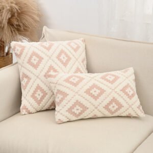 Gối họa tiết kim cương nổi 3D